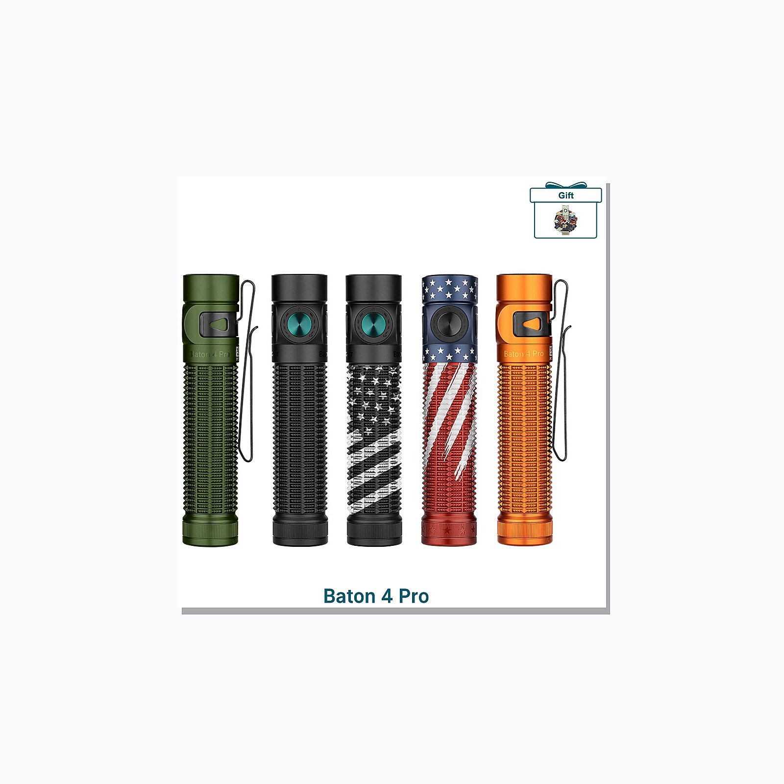 Baton 4 Pro EDC Flashlight - 1600 Lumens USB-C | Olight